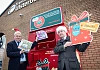 Translink has announced additional late-night services and widespread fare discounts for customers travelling on public transport during the festive season. Pictured at the announcement from L-R is Colm Shannon, Chief Executive of Newry Chamber of Commerce & Trade and Greg McLaughlin of Translink.