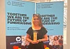 Hannah Babe receiving her Fundraising Volunteer of the Year award at the Institute of Fundraising Awards.