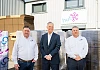 Pictured are Hub Packaging Commercial Director Russell Brennan, CEO Andrew Ward and Director of Sustainability & Governance Julian Coldrick
