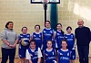 The U12 team with Blackthorn Furniture representatives.