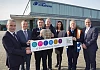 Newry NI Railways station has scored 100% in the SPIRIT of Translink Facility Awards. Pictured at the Awards presentation are: Translink Group Chief Executive Chris Conway, Ian Humphreys, Keep Northern Ireland Beautiful; Peter O&rsquo;Hare, Newry NI Railways, Aidan Kennedy, Gemma McMurray, Gary Harte and John Thompson, Health and Safety Manager, Translink.