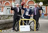 Looking forward to the Sustainable Living Fair in Newry are from left: Brian Doran, Chief Executive, SRC; Cllr Mickey Ruane, Mayor, Newry and Mourne and John Farrell, Director, Environmental Services, Newry and Mourne District Council. Photograph: Columba O'Hare