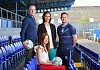 All ready for the Perform in your field event are from left: Paul McKernan, Joint Managing Director, StatSports; Denise Hamill, Digital Marketing Consultant, Digital Den Marketing;Rachel Duffy, Marketing Manager, Clanrye Group and Darren Mullan, 1st Team Manager, Newry City Athletic Football Club.