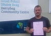 Stephen Murney highlighting the Breastfeeding Welcome Here scheme.