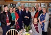 Members of the Finnegan family pictured with President Michael D. Higgins and his wife Sabina during their visit to An Tobar in Silverbridge yesterday. Photograph: Columba O'Hare/ Newry.ie