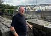 Cllr Aidan Mathers at the side of the Clanrye river in the centre of Newry