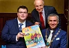 Launching Pride in Newry 2018. From left: Rory Rafferty, Chairperson, Newry Rainbow Community; Dr Michael Wardlow, Chief Commissioner, Equality Commission NI and Cllr Mark Murnin, Chairman, Newry, Mourne and Down Council. Photograph: Columba O'Hare/ Newry.ie 