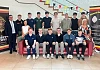 Abbey Christian Brothers Grammar School students who achieved 3As or more pictured with Principal Mrs Savage 