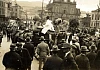 One of the horse-drawn bread vans used by McCann’s Bakery taking part in a parade for Newry Shopping Week in July 1928. Newry and Mourne Museum Collection