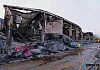 The scene of total destruction at Loughbrook Industrial Estate in December 2023. Photograph: Columba O'Hare/ Newry.ie 