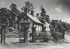 Greenwood Park in the 1940s, showing the main entrance gates and the Sham Castle in the background.  Newry & Mourne Museum Collection