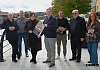 The Newry People's Forum Committee - Included from left are: Barry Reilly, Ross McArdle, Grainne Powell, Brian Cleland, Danny Hughes, Canon Francis Brown and Angela McCann. Missing from photograph is Martin Hughes. Photograph: Columba O'Hare/ Newry.ie 