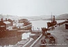 Black & white photograph, “Albert Basin, The Quay, Newry’”. Newry & Mourne Museum Collection