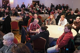 A packed meeting for the first Newry People's Forum