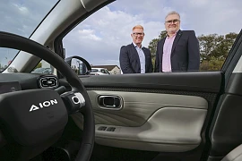 Alan Thompson, Chief Operations Officer at Shelbourne Motors, and Duncan Johnston, Network Development Director of AION Auto UK, mark Shelbourne Motors’ appointment as AION’s exclusive retail partner in Northern Ireland, ahead of its launch in Belfast, Newry and Portadown in early 2027.