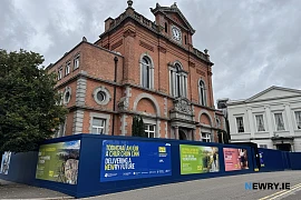 The Newry Town Hall and arts centre site. Photograph: Columba O'Hare/ Newry.ie 
