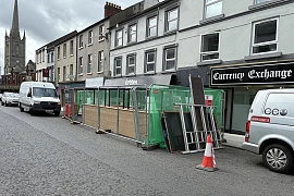 The parklet on Hill Street in Newry. Photograph: LDRS