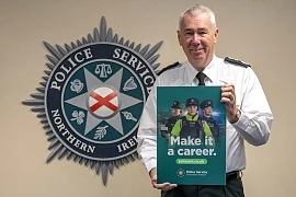 Chief Constable Jon Boutcher launching the recruitment drive.
