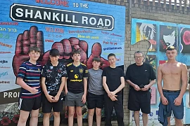  Some of the young people from rural County Louth who travelled to Belfast 