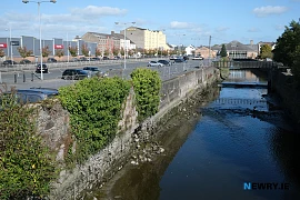 The wall of the Clanrye River is literally falling into the water while the nearby Newry Canal has become a dumping ground for shopping trollies.