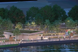 A developed design of the proposed Newry City Park