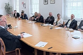 The Taxi sector meeting at Stormont