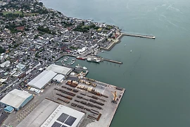 Warrenpoint Port and town.