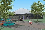 An artists impression of the new Camlough community facility 