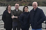 Welcoming the new Camlough Lake hub are from left: Cllr Orla Magennis, Dáire Hughes MP, Aoife Finnegan MLA and Cllr Declan Murphy.