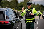 One of the police checkpoints at Cullaville