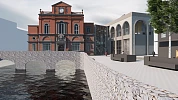 A graphic of the proposed Theatre.