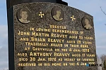 The headstone on the Reavey grave at Ballymoyer graveyard. Photograph: Columba O'Hare/ Newry.ie 