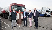 Pictured at the launch of the Home Heating Oil Support Scheme in Belfast are (l-r): Raymond Gormley, Consumer Council for Northern Ireland; Fiona Magee, Advice NI; Communities Minister Gordon Lyons; Nicole Lappin, Chair, NI Housing Executive; and David Blevings, Northern Ireland Oil Federation.