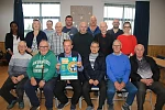 Some of the men who attended the men’s health event at Newry Street Unite in Kilkeel with facilitators and Newry, Mourne and Down District Council’s Mournes DEA Coordinator Taucher Murphy and Health and Inequality Officer Alannah Brennan.