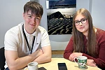 University placement students, Jack Deery and Seanna McGowan, are encouraging other graduates and undergraduates to follow in their footsteps with a placement at Newry, Mourne and Down District Council.