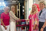 Pictured at the Bookcase Fundraising Campaign at Newry Bus Station 