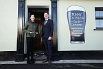 Ulster Bank business development manager Lee White pictured with new owner of Minny Doyle’s pub in Hilltown, Aveen Moreland. Photograph: Kelvin Boyes
