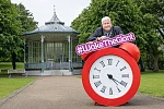 Newry, Mourne and Down District Council Chairperson, Cllr Glyn Hanna, launches the return of the Wake the Giant festival this August in Warrenpoint Municipal Park.  