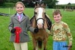 Jessica and Hugo Nevin from Ardee with Tic Tac, 1st in Working Hunter class at Newry Show. Photograph: Columba O'Hare/ Newry.ie 
