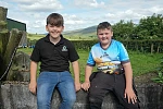 Friends Barra and Frankie from County Tyrone, who travel to the Castlewellan Show and feature in the second episode of the new series of Beidh Aonach Amárach on Wednesday 11 March, on TG4 at 8.30pm