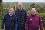 Alphie Lonergan with his two sons Donall and Ronan.