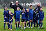 A wet but jubilant Warrenpoint Town FC team who won the Pauline Jennings Memorial Cup. Photograph: Columba O'Hare/ Newry.ie 