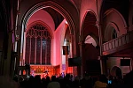 Luka Bloom performs in the beautiful St Mary's Church, John Mitchel Place. Photograph: Columba O'Hare/ Newry.ie 