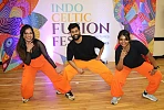 Award Winning Dancing Dynamites on stage during their electrifying performance at the Indo Celtic Fusion Fest