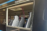 The window smashed on the Busy Bus