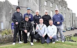 Newry, Mourne and Down District Council Chairperson, Councillor Philip Campbell pictured with  Pacific Northwest PGA Section (USA) at Ardglass Golf Course Back from left: Frank Talarico, John Grothe, Tracey Mooney NI Golf Tours, Pam Nowlen, David Owens Front: Chris Nowlen, Jonathan Lennon NI Golf Tours.