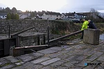 Surveying lock number 2 on Newry Canal. Photograph: Columba O'Hare/ Newry.ie 
