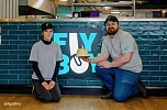Fly Boy Pizza celebrate their first birthday.