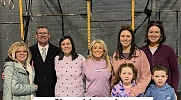 Tasha D with members of the late Dianne Preece's family 