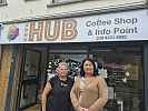 ADHD cafe founder Janet Cunningham and Cllr Jill Truesdale.